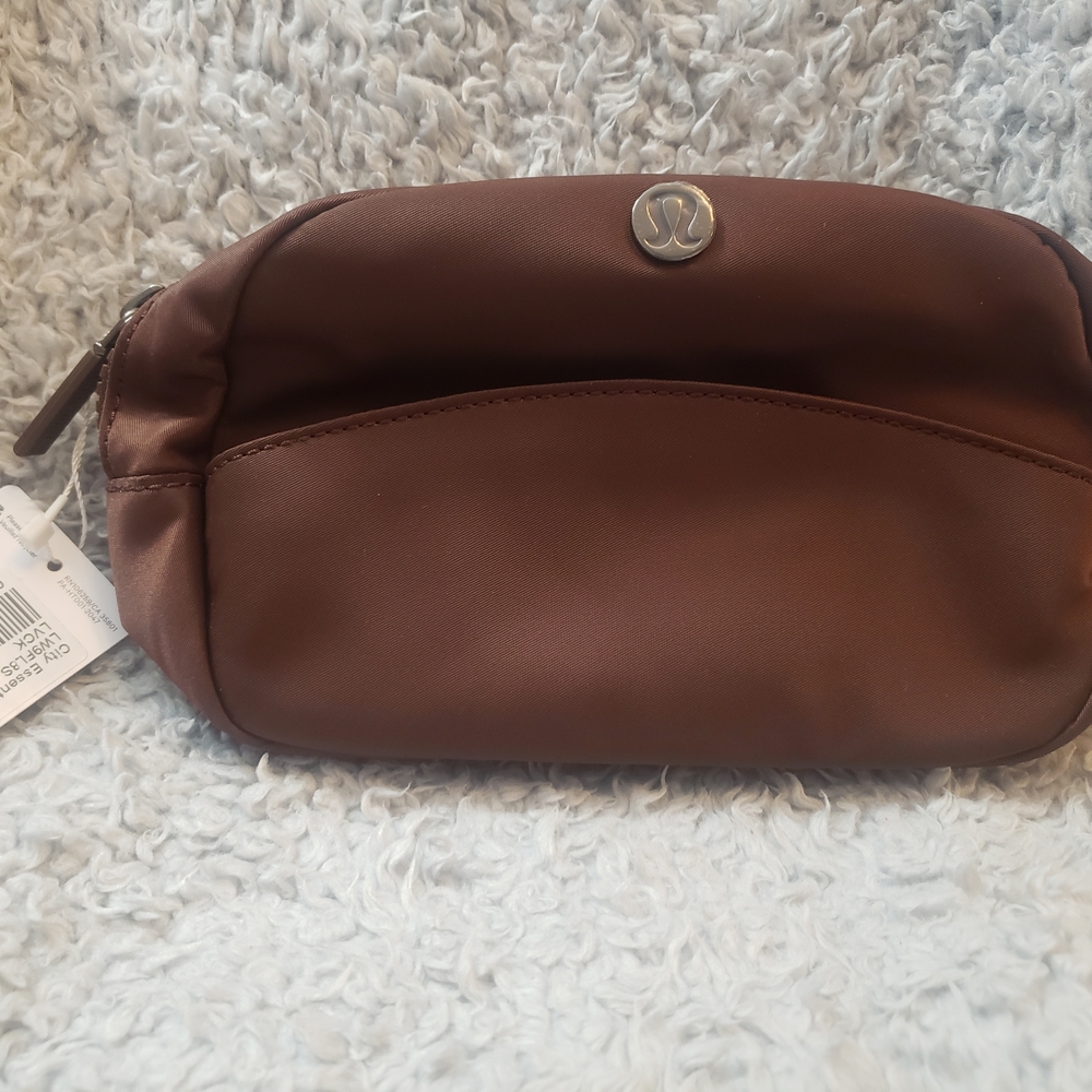 Lululemon City Essentials Brown Mini Pouch